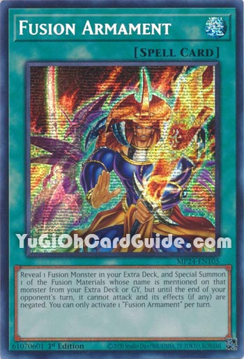 Yu-Gi-Oh Card: Fusion Armament