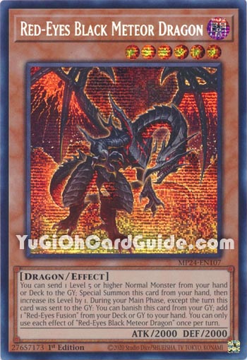 Yu-Gi-Oh Card: Red-Eyes Black Meteor Dragon