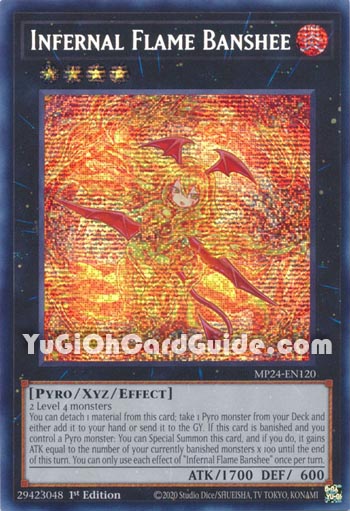 Yu-Gi-Oh Card: Infernal Flame Banshee