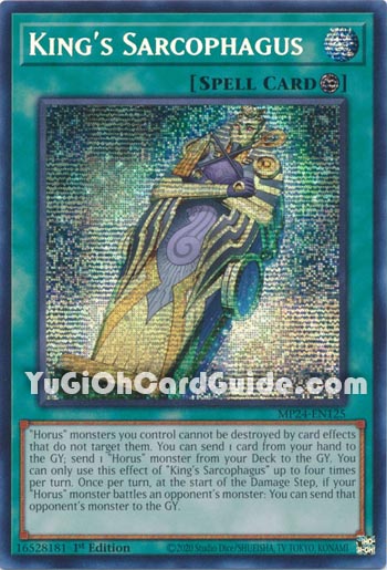 Yu-Gi-Oh Card: King's Sarcophagus