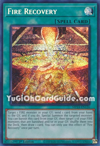 Yu-Gi-Oh Card: Fire Recovery