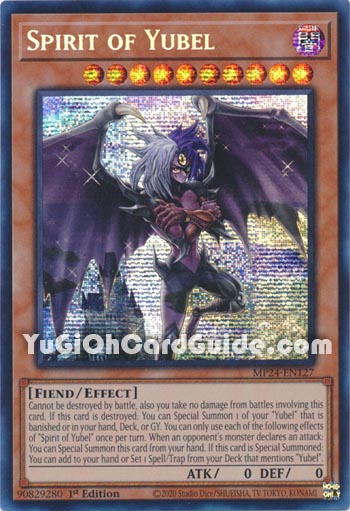 Yu-Gi-Oh Card: Spirit of Yubel