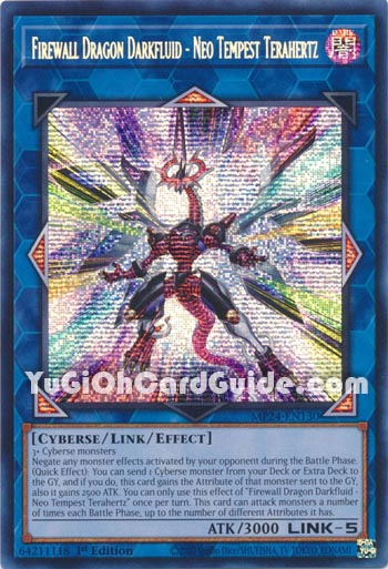 Yu-Gi-Oh Card: Firewall Dragon Darkfluid - Neo Tempest Terahertz