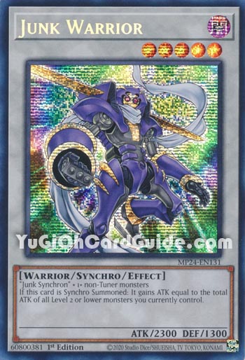 Yu-Gi-Oh Card: Junk Warrior