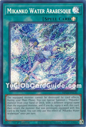 Yu-Gi-Oh Card: Mikanko Water Arabesque