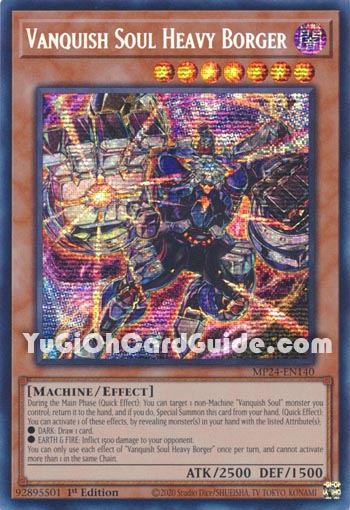 Yu-Gi-Oh Card: Vanquish Soul Heavy Borger