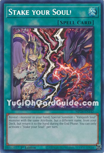 Yu-Gi-Oh Card: Stake your Soul!