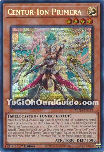 Yu-Gi-Oh Card: Centur-Ion Primera