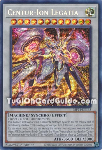 Yu-Gi-Oh Card: Centur-Ion Legatia