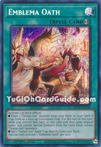 Yu-Gi-Oh Card: Emblema Oath