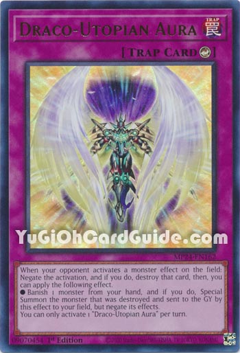 Yu-Gi-Oh Card: Draco-Utopian Aura