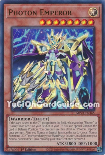 Yu-Gi-Oh Card: Photon Emperor