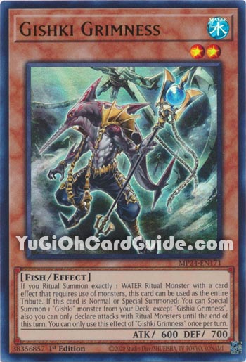 Yu-Gi-Oh Card: Gishki Grimness