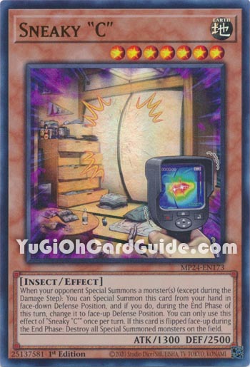 Yu-Gi-Oh Card: Sneaky 