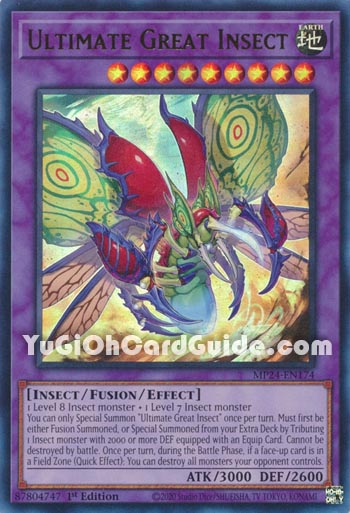 Yu-Gi-Oh Card: Ultimate Great Insect