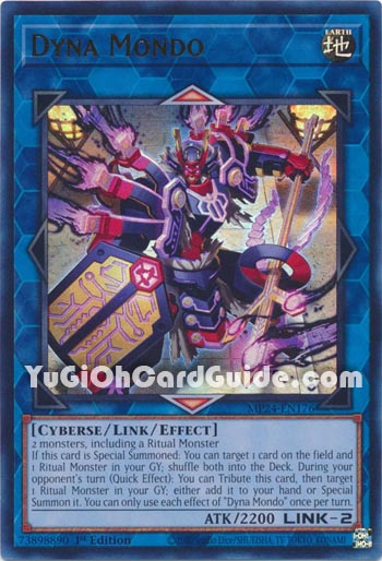 Yu-Gi-Oh Card: Dyna Mondo