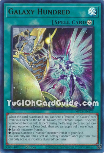 Yu-Gi-Oh Card: Galaxy Hundred