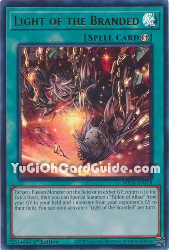 Yu-Gi-Oh Card: Light of the Branded