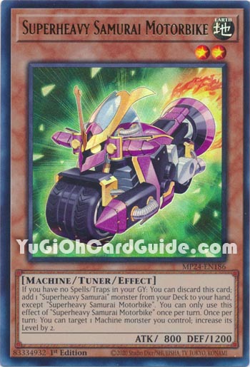 Yu-Gi-Oh Card: Superheavy Samurai Motorbike