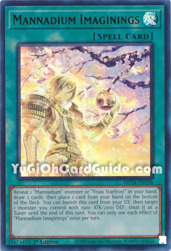 Yu-Gi-Oh Card: Mannadium Imaginings