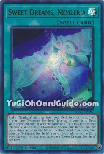 Yu-Gi-Oh Card: Sweet Dreams, Nemleria