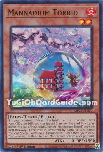 Yu-Gi-Oh Card: Mannadium Torrid