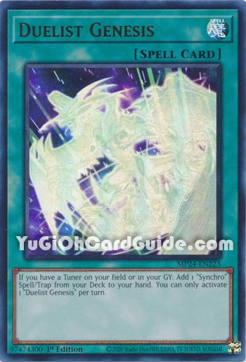 Yu-Gi-Oh Card: Duelist Genesis