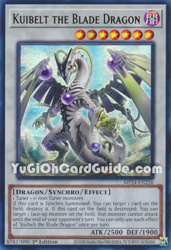 Yu-Gi-Oh Card: Kuibelt the Blade Dragon