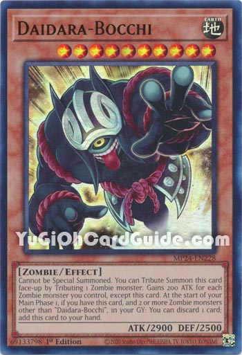 Yu-Gi-Oh Card: Daidara-Bocchi