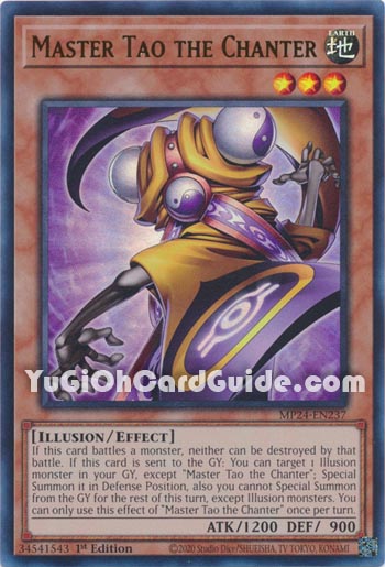 Yu-Gi-Oh Card: Master Tao the Chanter