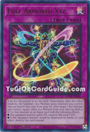 Yu-Gi-Oh Card: Full-Armored Xyz