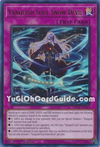 Yu-Gi-Oh Card: Vanquish Soul Snow Devil