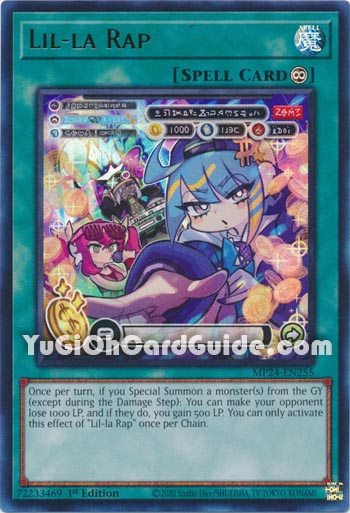 Yu-Gi-Oh Card: Lil-La Rap