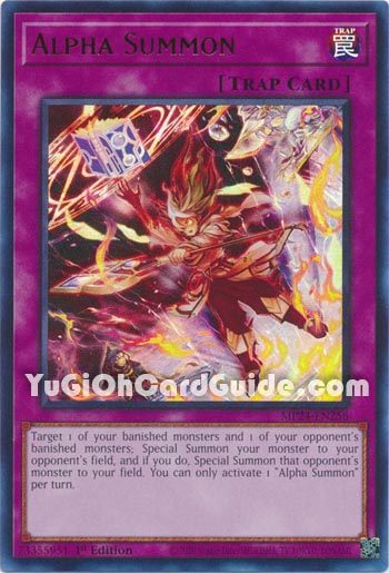 Yu-Gi-Oh Card: Alpha Summon