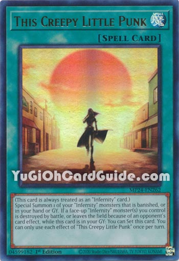 Yu-Gi-Oh Card: This Creepy Little Punk