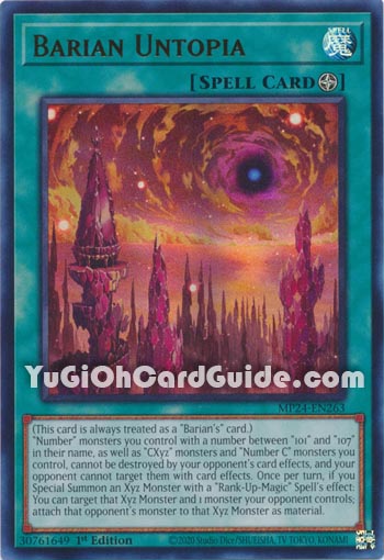 Yu-Gi-Oh Card: Barian Untopia