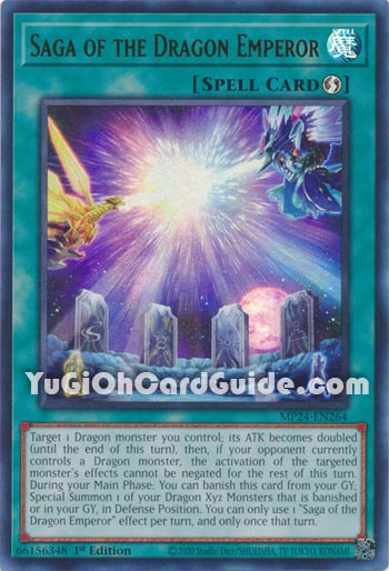 Yu-Gi-Oh Card: Saga of the Dragon Emperor