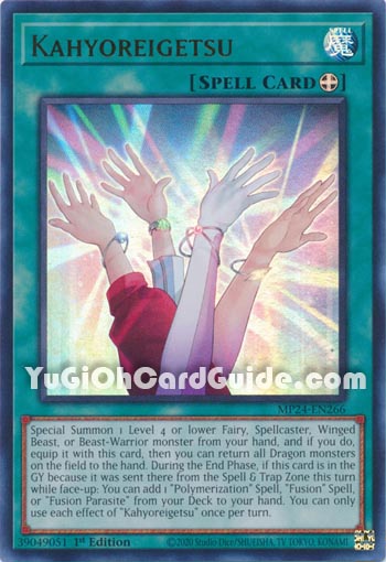 Yu-Gi-Oh Card: Kahyoreigetsu