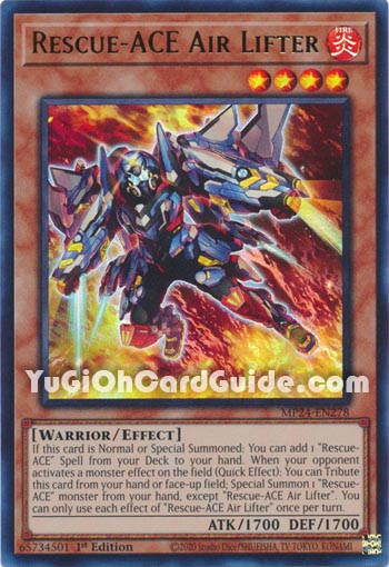 Yu-Gi-Oh Card: Rescue-ACE Air Lifter