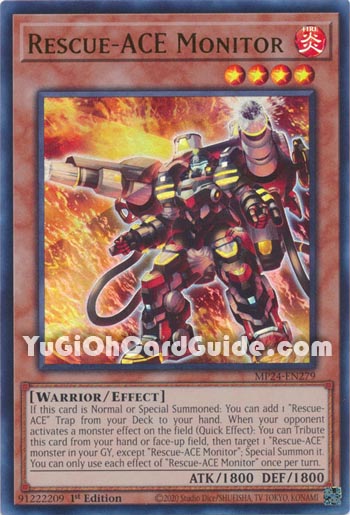 Yu-Gi-Oh Card: Rescue-ACE Monitor