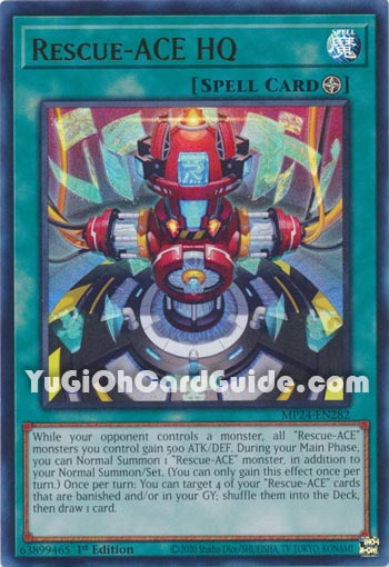 Yu-Gi-Oh Card: Rescue-ACE HQ