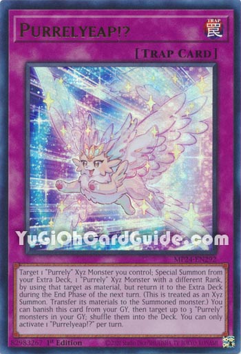 Yu-Gi-Oh Card: Purrelyeap!?