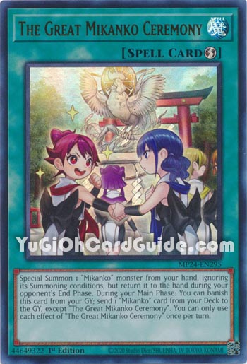 Yu-Gi-Oh Card: The Great Mikanko Ceremony