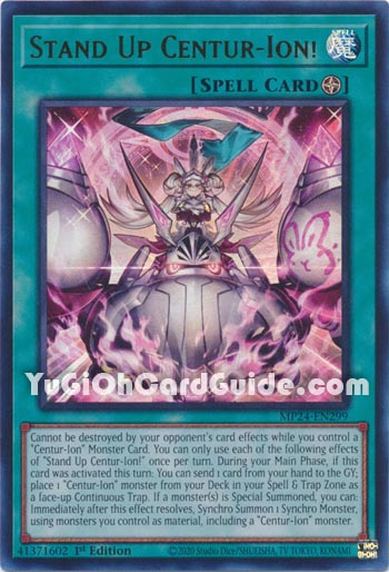 Yu-Gi-Oh Card: Stand Up Centur-Ion!