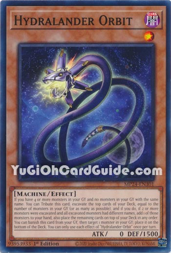 Yu-Gi-Oh Card: Hydralander Orbit