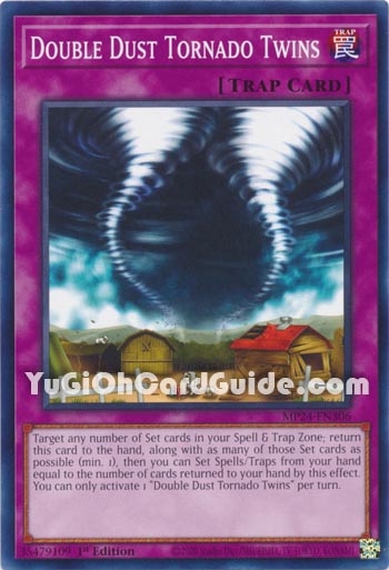 Yu-Gi-Oh Card: Double Dust Tornado Twins