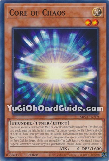 Yu-Gi-Oh Card: Core of Chaos