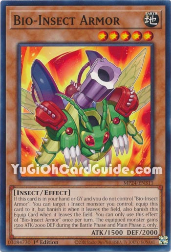 Yu-Gi-Oh Card: Bio-Insect Armor