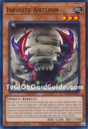 Yu-Gi-Oh Card: Infinite Antlion