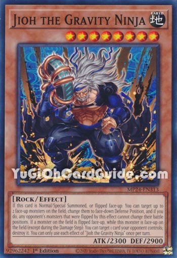 Yu-Gi-Oh Card: Jioh the Gravity Ninja